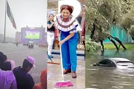 Clara en su show y la ciudad padece