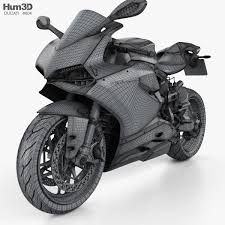 3d Model Of Ducati 1199 Panigale 2012 In 2020 Ducati 1199 Panigale Panigale Ducati 1199
