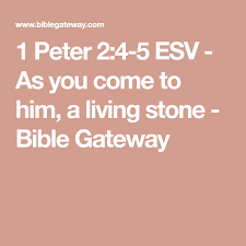 The author identifies himself as peter, an apostle of jesus christ and the epistle is traditionally attributed to peter the apostle. 1 Peter 2 4 5 Esv As You Come To Him A Living Stone Bible Gateway 1st Peter 2 1 Peter Bible