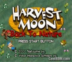 Harvest Moon Back To Nature Rom Iso Download For Sony Playstation Psx Coolrom Com Harvest Moon Harvest Moon Game Harvest Moon Btn