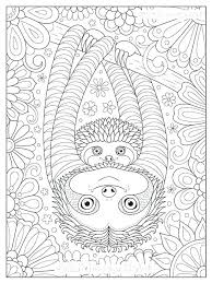 Free printable easy sloth on the tree coloring page in vector format, easy to print from any device and automatically fit any paper size. Sloth Coloring Page Bmo Show