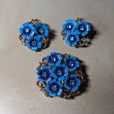 Vintage Sara Coventry "moon-lites" Demi Parure Set