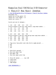 We did not find results for: Soal Semester Ganjil Kelas 2 Sd Beserta Kunci Jawaban Docx