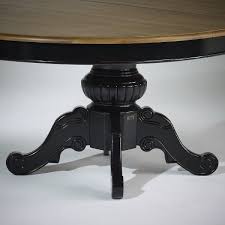Table Extensible 8 A 10 Couverts Noire Amboise Taille 10 Pers Table Extensible Table Bois Massif Table Bois