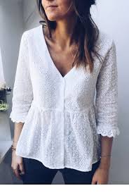 Blouse For Fall Season Inspiring Ladies Ruffles Fashion Clothes Blouse Outfit
