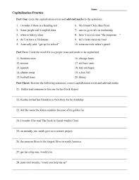 According to ccss language standard 2, students at pretty much every grade level have to learn how to capitalize. Practice Capitalization Worksheets 99worksheets