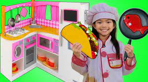 From large and elaborate to compact and cute! Emma Pretend Play W Cute Pink Kitchen Restaurant Toy Cooking Food Kids Playset Youtube