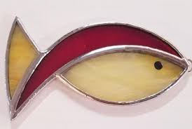 Stained Glass Little Fish Stained Glass Stained Glass Suncatchers Stained Glass Ornaments