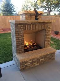 How do you build an outdoor brick fireplace? Modern Outdoor Fireplace On Concrete Patio Modern Outdoor Fireplace Outdoor Fireplace Patio Diy Outdoor Fireplace