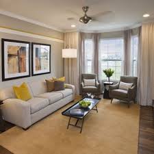 Image Result For Furniture Layout Narrow Living Room With Bay Window Narrow Living Room Yellow Living Room Bay Window Living Room