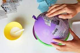 This can be rough and ugly, as long as it. Papier Mache Balloon Craft Recipes How To S Firstpalette Com