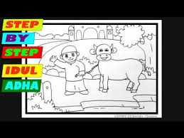 Cara menggambar dan mewarnai tema hari raya idul adha hewan kurban yang bagus dan mudah ep 199 . Menggambar Tema Idul Adha 1442 H Cara Menggambar Hewan Sapi Dengan Mudah Youtube