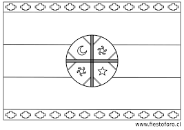 Colorear ayuda a desarrollar la motricidad fina y la creatividad, a mejorar la concentración y a relajarse, algo muy importante en estos. Artesania Mapuche Para Pintar Buscar Con Google Bandera Mapuche Arte Mapuche Mapuches