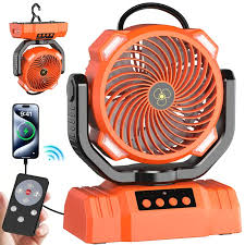 Outdoor Camping Fan with Light
