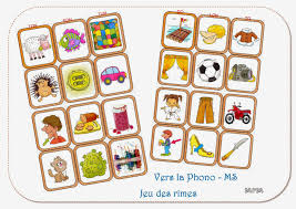 Phonologie Jeu Des Rimes Jeux De Rimes Maternelle Jeu De Langage
