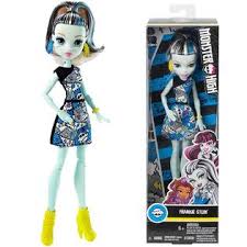It's a great use of the colour green as well. Monster High Frankie Stein Doll Ghouls Skullette Scary Cool Posing Mattel Dmd46