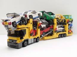 Https Www Eurobricks Com Forum Index Php Forums Topic 58588 Model Team Mercedes Actros Car Carrier Lego Cars Lego Truck Lego Construction