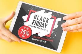 Download Free Black Friday Tablet Sale Mockup In Psd Black Friday Mockup Tablet