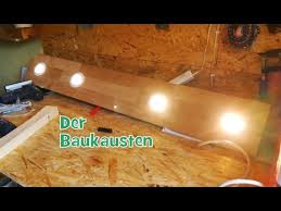 Laminat verlegen mit der anleitung von hornbach: Beleuchtung Lampe Selber Bauen Led Spots Aus Holz Parkett Laminat Verkabelung Parallel Schaltung Youtube