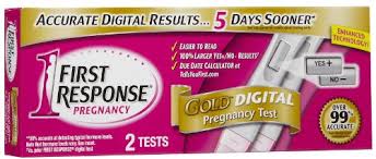 First Response Gold Digital Pregnancy Test Early Result Kit