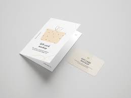 Download Free Gift Card Mockup Mockups Design