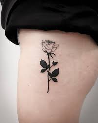 Minimal Rose Tattoo Ink Tattoos Inked Black Minimal Smalltattoo Love Rosetattoo Rose Finelinetattoo Lining Tattoos Rose Tattoos Rose Tattoo