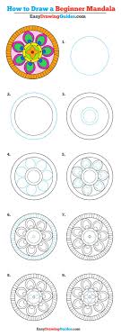 How To Draw A Beginner Mandala Really Easy Drawing Tutorial Easy Drawing Tutorial Leccion De Arte De Mandala Tutorial De Dibujo