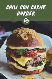 Rezept Chili Con Carne Burger Chili Burger Texas Burger Rezept Chili Con Carne Rezepte Con Carne