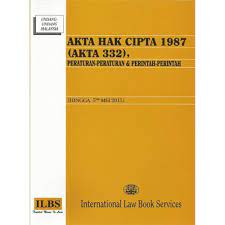 Home / akta hak cipta in the national language a translation of a literary work) regulations (repealed hakcipta dalam edisi karya diterbitkan. Akta Hak Cipta 1987 Akta 332
