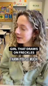 she’s so fake. #americanhighshorts #makeup #genz #freckles #comedy  #highschool