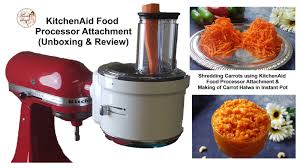 kitchenaid food processor attachments