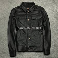 Us 189 0 Gu Seemio Genuine Leather Jacket Zhirou Sheep Skin Coat For Men Motorbycle Real Leather Outwear Punk Vintage Slim Suit Male In Genuine