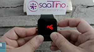 Dijital Led Saat Silikon Bileklik Nasil Ayarlanir Www Saattino Com Tr Youtube