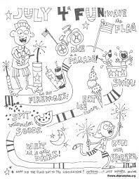 Color a wreath or design a gingerbread house with these online. Free Printable Fourth Of July Coloring Pages Skip To My Lou