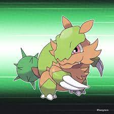 029 Gliptomona Castor Bean Pokemon Type Grass Height 3 7 1 09m Weight 213 8 Lbs 97 0 Kg Ability Overgrow Shell Armor Hidden Ability Gender 87 5