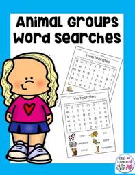 Animal Groups Word Searches In 2020 Animal Groups Oviparous Animals Animals