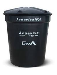 TANQUE ACUAVIVA 1000 LTS. NEGRO COLOMBIT
