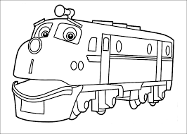 This coloring page features a train that's slowly chugging along the railroad tracks in the beautiful countryside. Smart Train Coloring Page Free Printable Coloring Pages For Kids
