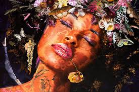 Collage Painting Artist Creates An Alternate Reality