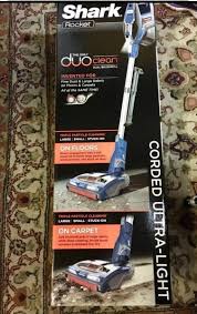 Brand New In Box Shark Rocket Duoclean Hv381 Bagless Upright Vacuum Plasma Blue Washable Foam Filter Cleans Ca Vacuums How To Clean Carpet Shark Vacuum