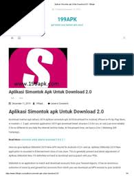 Simontok android latest 2.3 apk download and install. Aplikasi Simontok Apk Untuk Download 2 0 199apk Ios Android Operating System