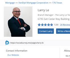 Larry Le, 6735 Salt Cedar Way, Ste 395, Frisco, TX 75034, US