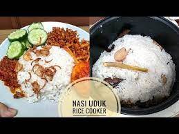 Resep Nasi Uduk Rice Cooker Youtube Resep Makanan Masakan Simpel Makanan