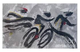 Triathlon On Shadow Sequence By Alejandro Maldonado Smart Art Art Painting