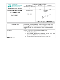 Di zaman yang serba maju dan semakin modern ini, pastinya kita sudah sering mendengar istilah lisensi. 3 S O P Penerimaan Linen