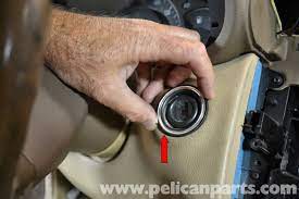 The housing and the switch portion. Mercedes Benz W203 Ignition Switch Replacement 2001 2007 C230 C280 C350 C240 C320 Pelican Parts Diy Maintenance Article