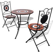 Discover the best patio bistro sets in best sellers. Garten Bistro Set Mosaik Stuhle Tisch 60 Cm Terrakotta Weiss Moebeldeal Com Versandkostenfreie Mobel Online Bestellen