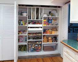 Small Reach In Pantry Kitchen Design Ideas Amp Remodel Pictures Houzz Kitchen Organization Diy Modern Grey Kitchen Kitchen Organization