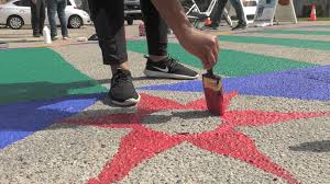 Sunday, rachio thrive, lawn serv, lawnbright and scotts annual program. Houston Cyclists Paint Bike Lanes Where The City Won T
