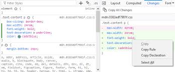 You cannot color plain text in a github readme.md file. Examine And Edit Css Firefox Developer Tools Mdn